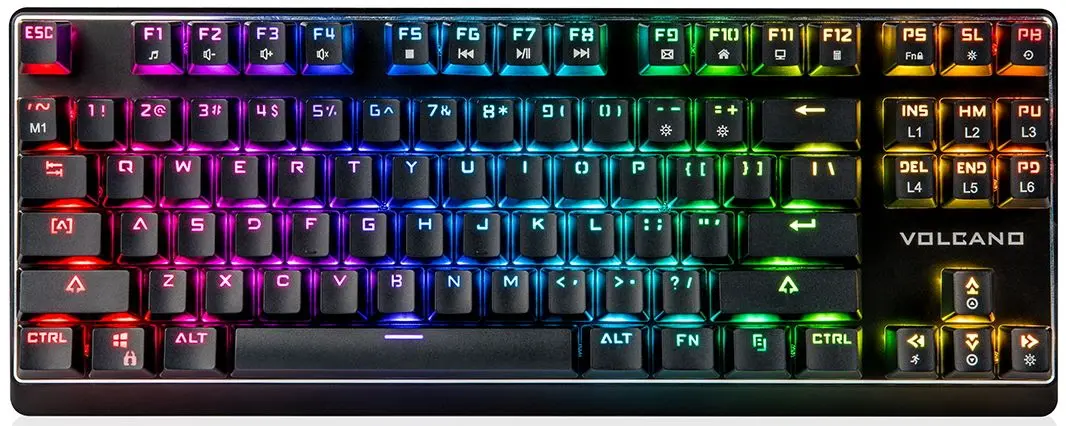 Tastatura Modecom Volcano Lanparty RGB (Black/Blue)