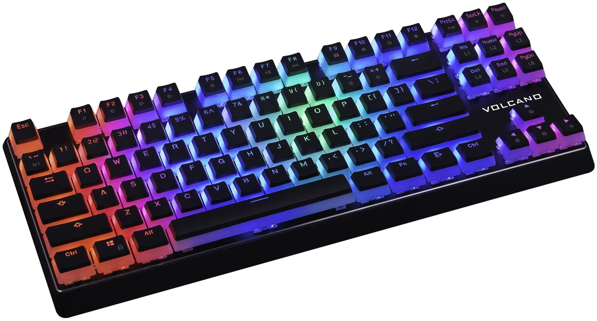 Tastatura Modecom Volcano Lanparty RGB Pudding Edition (Black) - 5