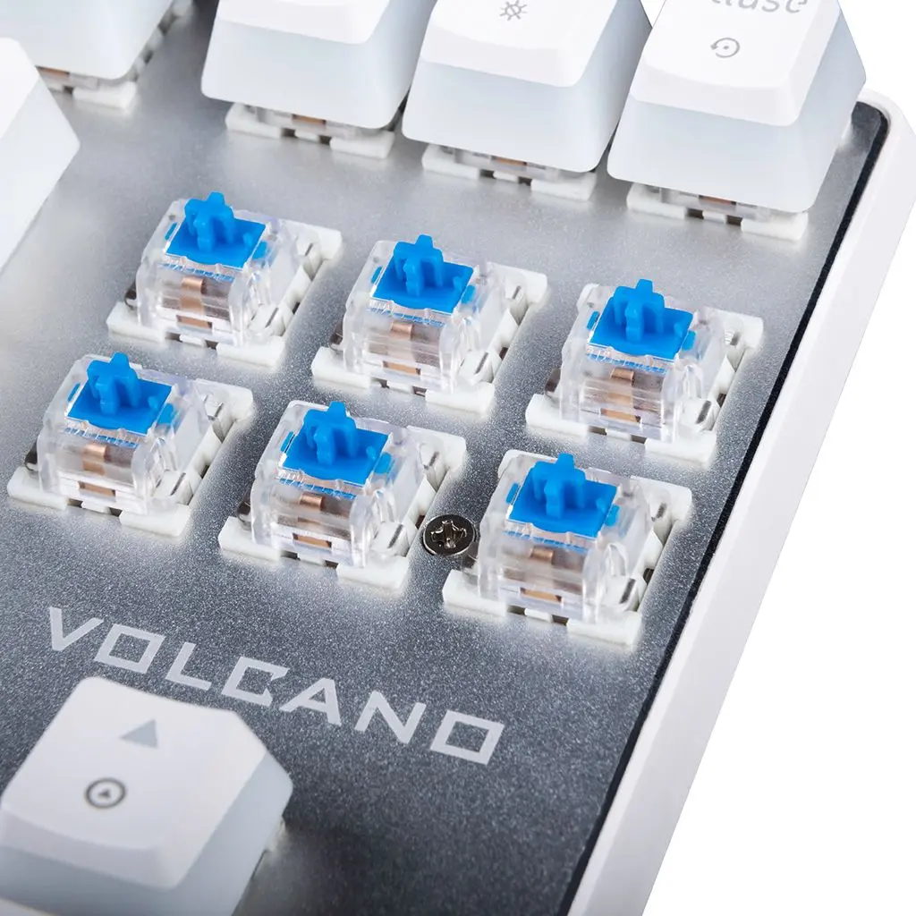 Tastatura Modecom Volcano Lanparty RGB Pudding Edition (White/Blue) - 6
