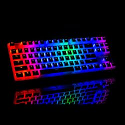 Tastatura Modecom Volcano Lanparty RGB Pudding Edition (White/Blue) Thumb