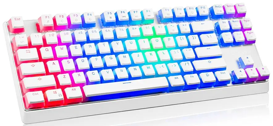 Клавиатура Modecom Volcano Lanparty RGB Pudding Edition (White/Brown) - 2