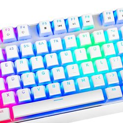 Клавиатура Modecom Volcano Lanparty RGB Pudding Edition (White/Brown) Thumb