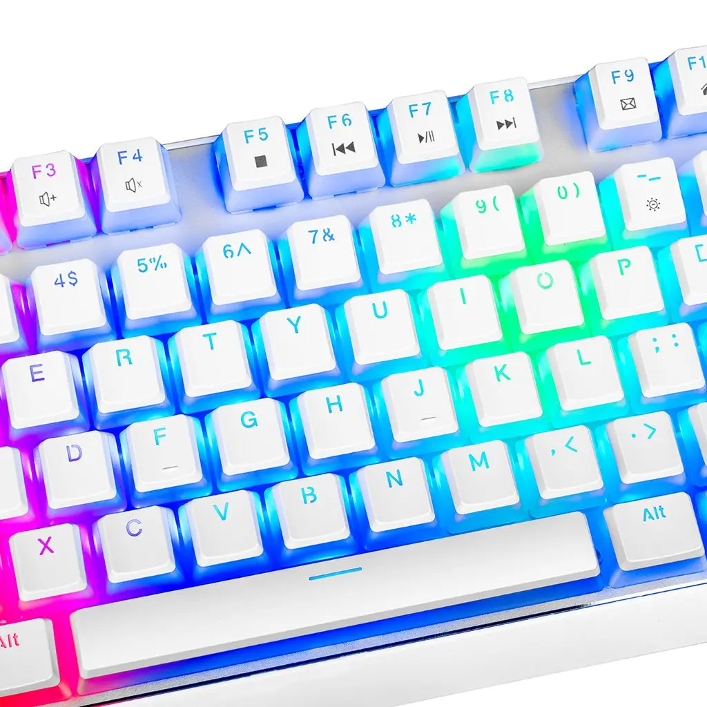 Клавиатура Modecom Volcano Lanparty RGB Pudding Edition (White/Brown) - 3