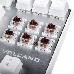 Клавиатура Modecom Volcano Lanparty RGB Pudding Edition (White/Brown) Thumb