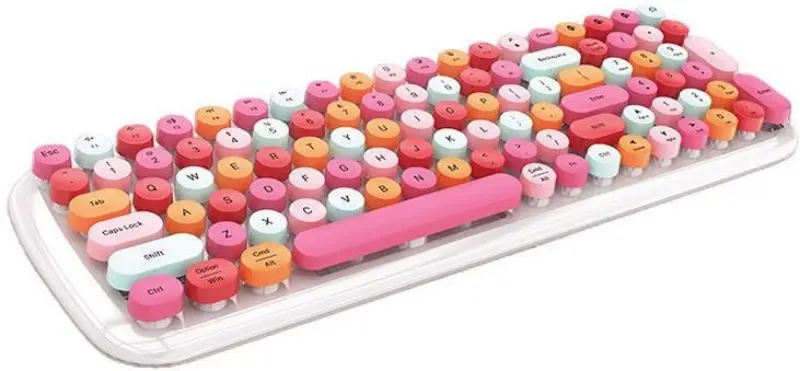 Беспроводная клавиатура Mofii Candy BT (White/Pink) - 2