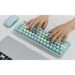 Беспроводной комплект клавиатура + мышь Mofii Bean (Green) Thumb