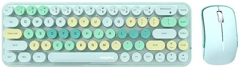 Беспроводной комплект клавиатура + мышь Mofii Bean (Green)