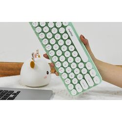 Беспроводной комплект клавиатура + мышь Mofii Bean (White/Green) Thumb