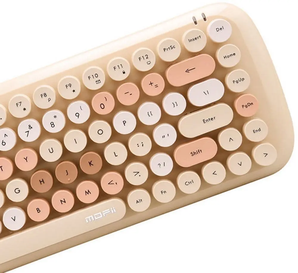 Set tastatura + mouse fara fir Mofii Candy 666 (Bej) - 3