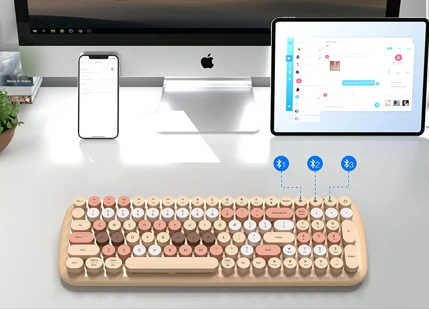 Клавиатура Mofii Candy BT (Beige) - 3