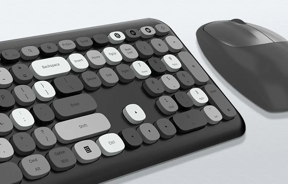 Набор клавиатура + мышь Mofii 666 (Black) - 3