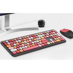 Набор клавиатура + мышь Mofii 666 (Black/Red) Thumb