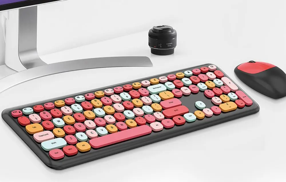 Набор клавиатура + мышь Mofii 666 (Black/Red) - 3