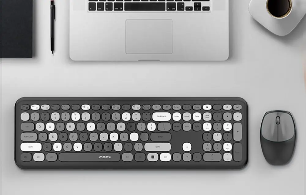 Набор клавиатура + мышь Mofii 666 (Black) - 2