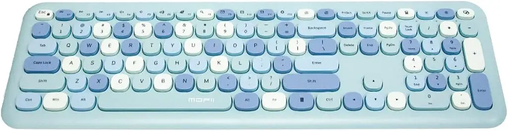 Набор клавиатура + мышь MOFII 666 (Blue) - 2