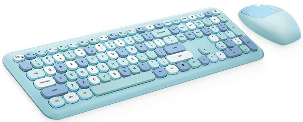 Набор клавиатура + мышь MOFII 666 (Blue) - 3