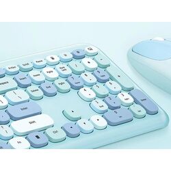 Набор клавиатура + мышь MOFII 666 (Blue) Thumb