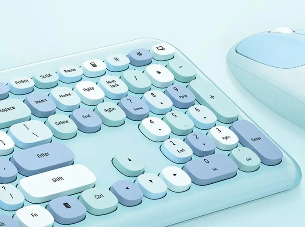 Набор клавиатура + мышь MOFII 666 (Blue) - 5