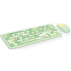 Set tastatura + mouse fara fir Mofii 666 (Green) Thumb