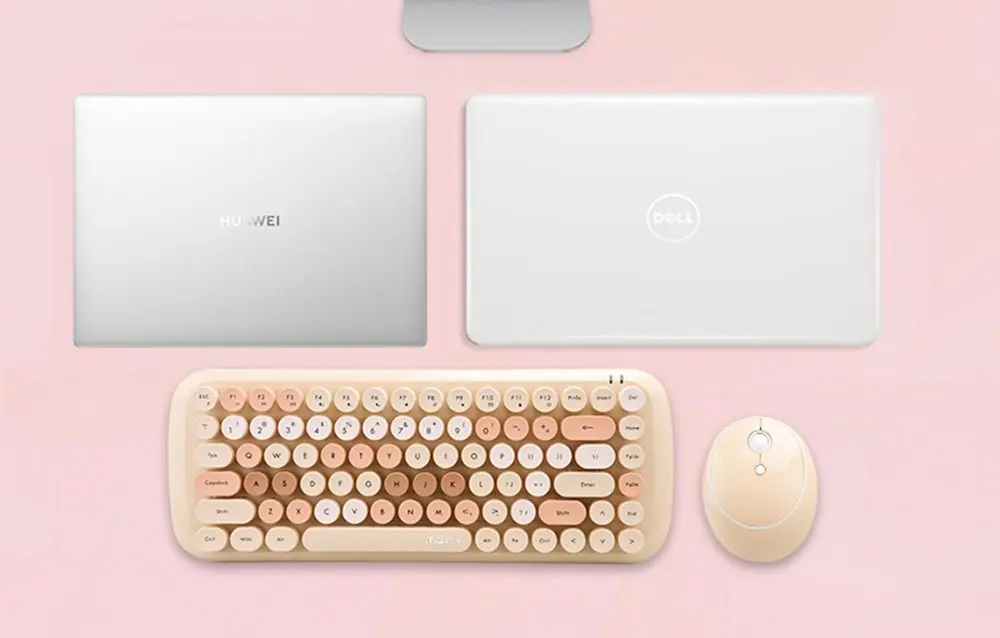 Набор клавиатура + мышь Mofii Candy (Beige) - 3