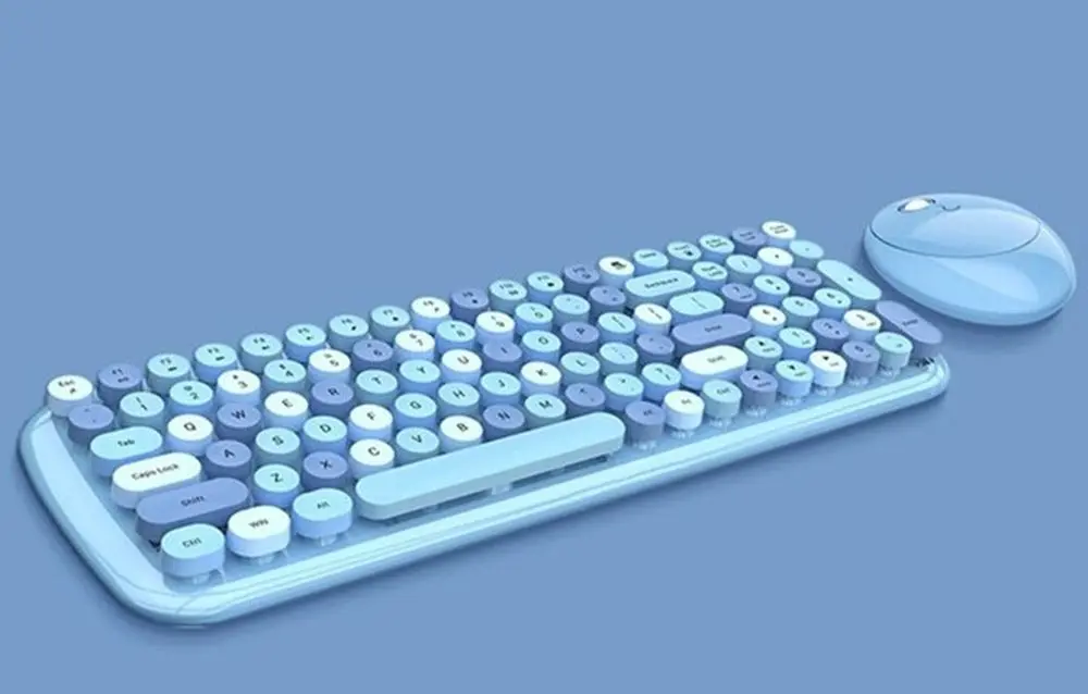 Набор клавиатура + мышь Mofii Candy (Blue) - 2