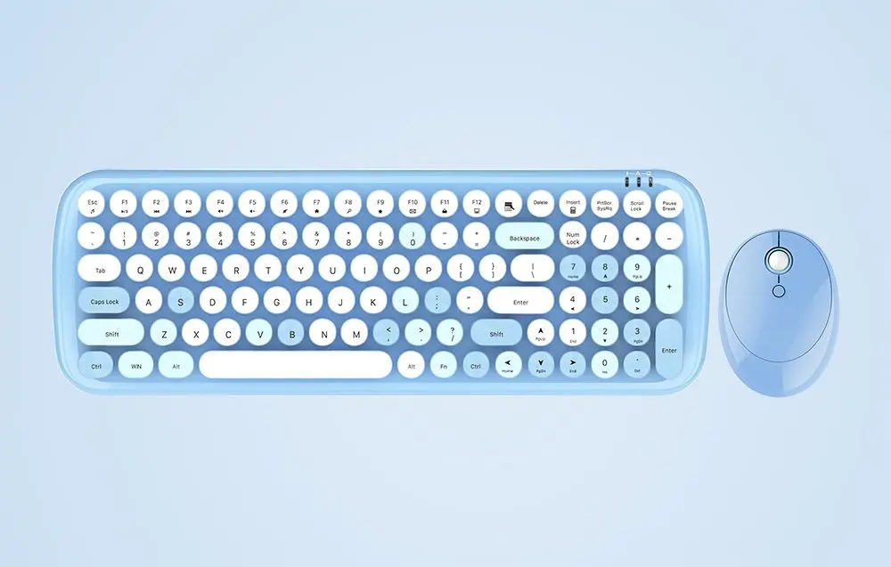 Набор клавиатура + мышь Mofii Candy XR (Blue) - 3