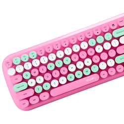Set tastatura + mouse fara fir Mofii Candy XR (Pink) Thumb