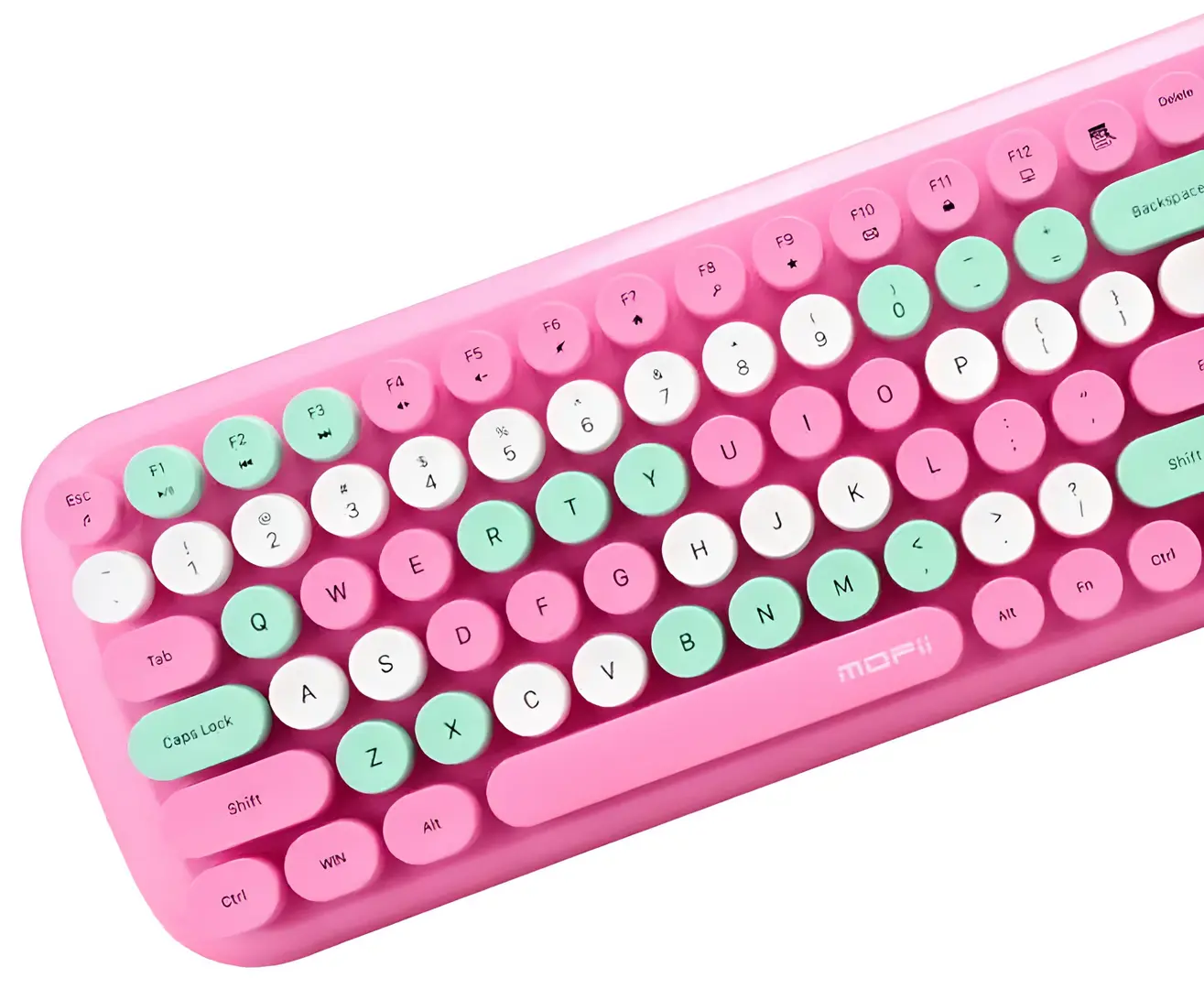 Set tastatura + mouse fara fir Mofii Candy XR (Pink) - 3