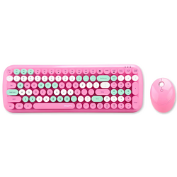 Set tastatura + mouse fara fir Mofii Candy XR (Pink)