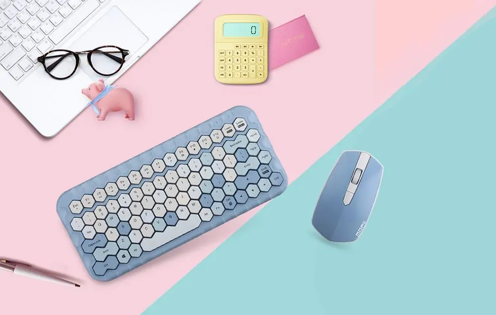 Набор клавиатура + мышь Mofii Honey (Blue) - 5