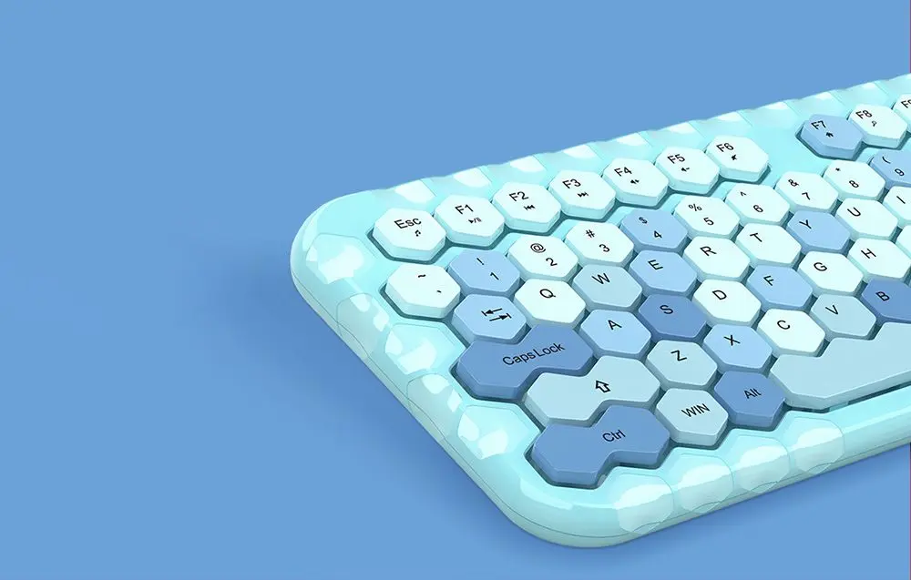 Набор клавиатура + мышь Mofii Honey Plus (Blue) - 3