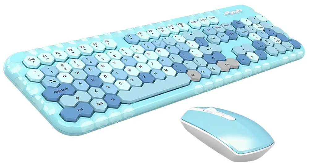 Набор клавиатура + мышь Mofii Honey Plus (Blue)
