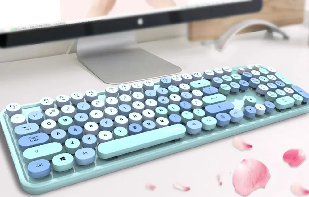 Набор клавиатура + мышь Mofii Sweet (Blue) - 2