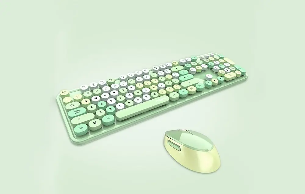 Набор клавиатура + мышь Mofii Sweet (Green) - 2