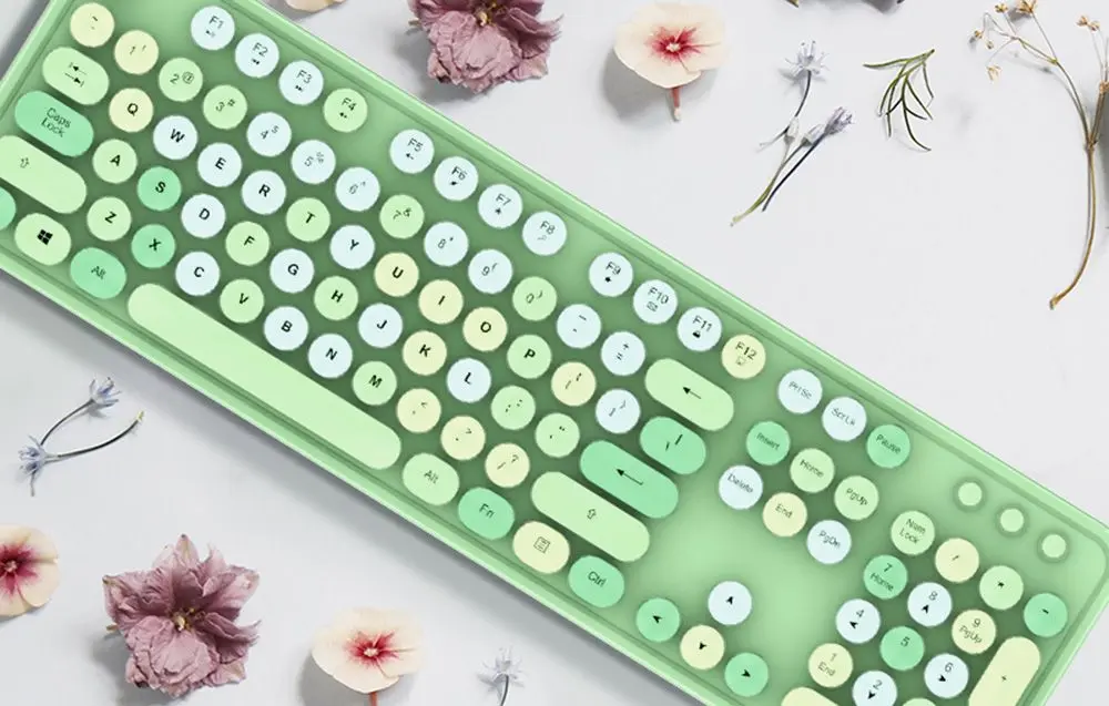 Набор клавиатура + мышь Mofii Sweet (Green) - 3