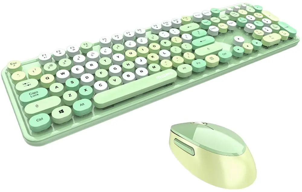 Набор клавиатура + мышь Mofii Sweet (Green)