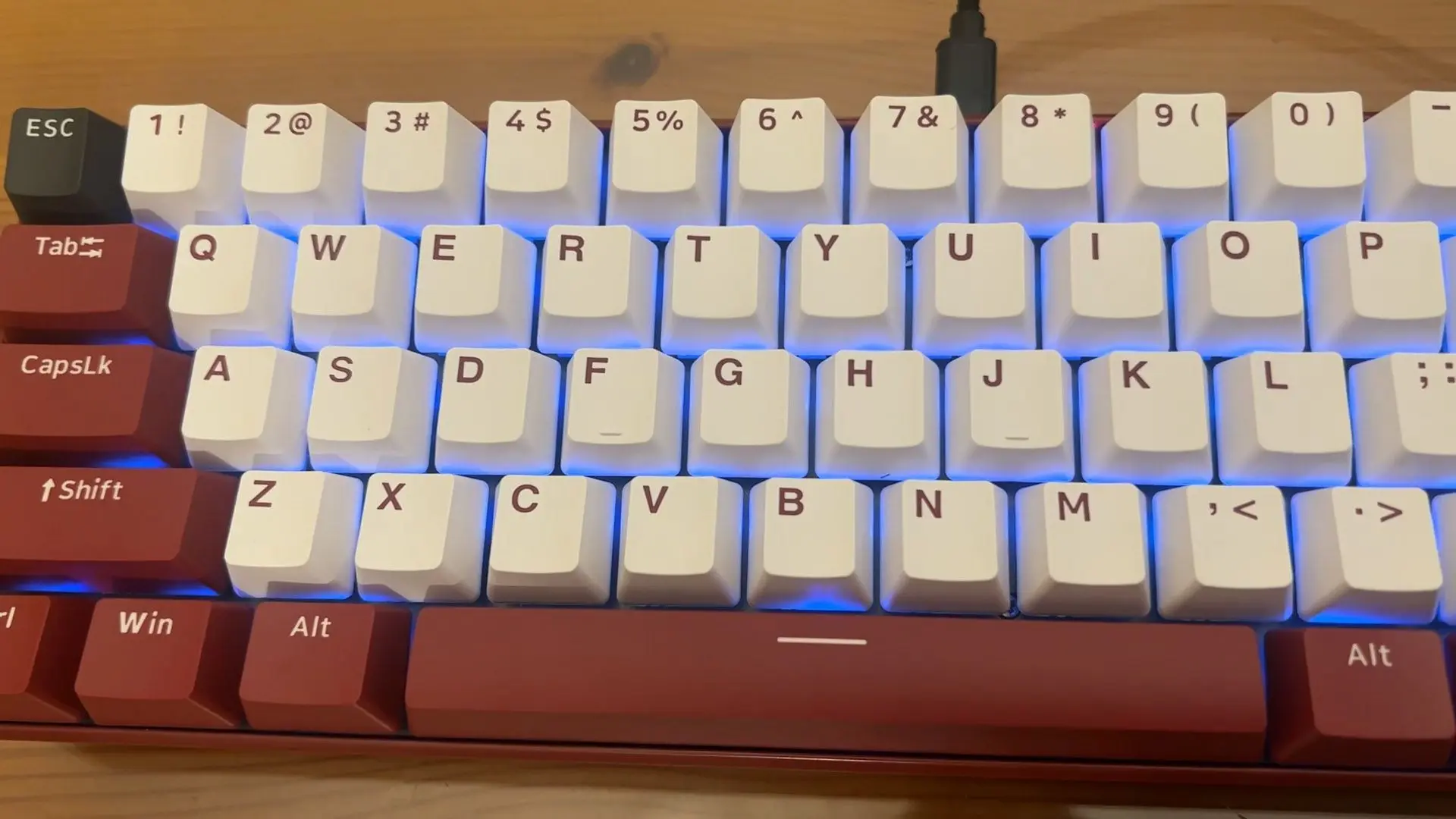 Беспроводная клавиатура Motospeed BK67 (Red) - 3