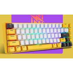 Tastatura fara fir Motospeed BK67 (Yellow) Thumb