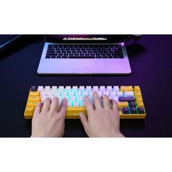 Tastatura fara fir Motospeed BK67 (Yellow) Thumb
