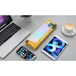 Tastatura fara fir Motospeed BK67 (Yellow) Thumb