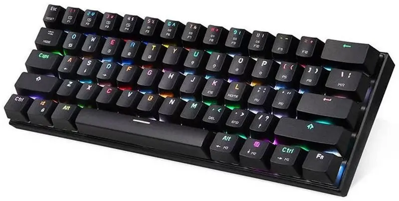 Tastatura fara fir Motospeed CK62 Blue Switch (Black) - 3