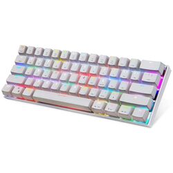 Tastatura fara fir Motospeed CK62 Blue Switch (White) Thumb