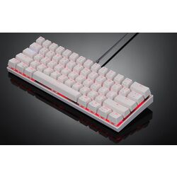 Tastatura fara fir Motospeed CK62 Red Switch (White) Thumb