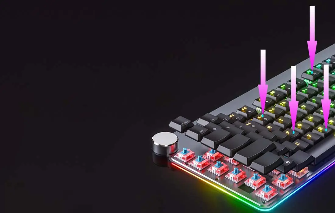 Беспроводная клавиатура Motospeed GK81 (Black) - 7