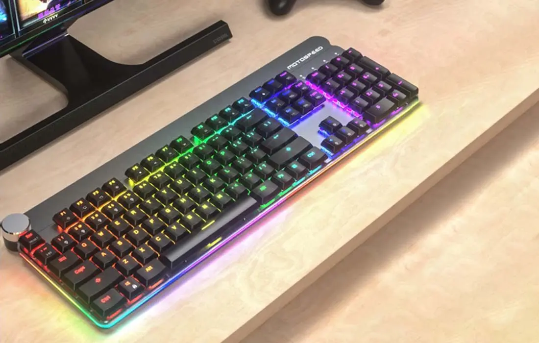 Беспроводная клавиатура Motospeed GK81 (Black) - 8