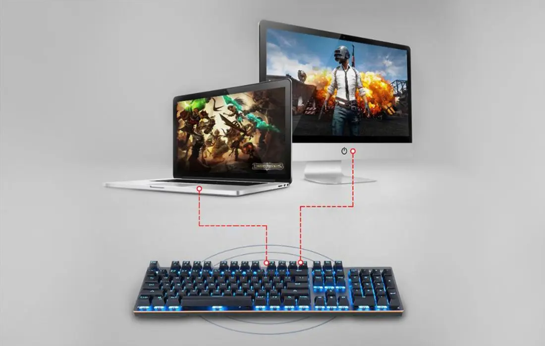 Беспроводная клавиатура Motospeed GK89 (Black) - 10