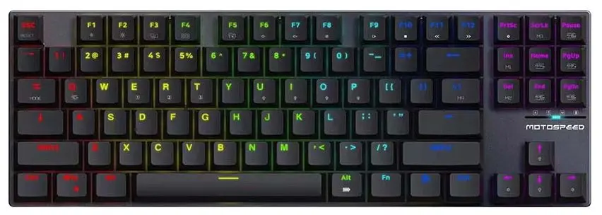 Tastatura fara/cu fir Motospeed BK75 (Black)