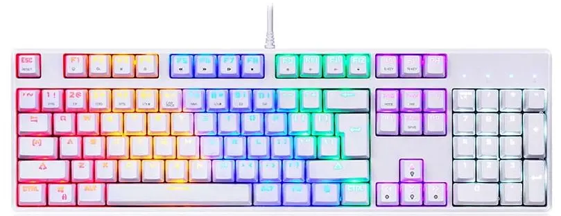 Tastatura Motospeed CK107 (White)