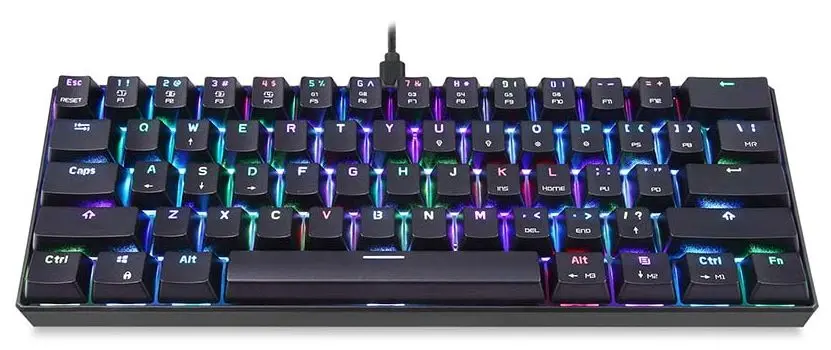 Tastatura Motospeed CK61 Blue Switch (Black) - 4