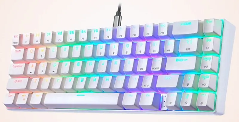 Клавиатура Motospeed CK67 (White) - 6